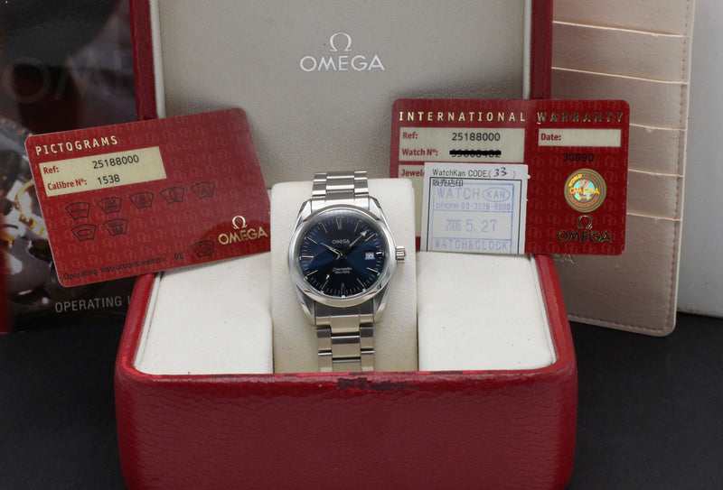 Omega Seamaster Aqua Terra 2518.50.00 - 2006 - Omega horloge - Omega kopen - Omega heren horloge - Trophies Watches