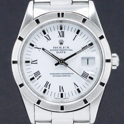 Rolex Oyster Perpetual Date 15210 - 1996 - Rolex horloge - Rolex kopen - Rolex heren horloge - Trophies Watches