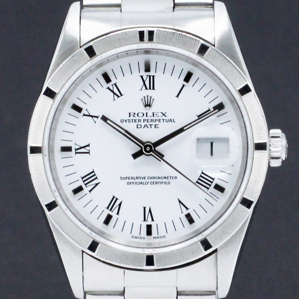 Rolex Oyster Perpetual Date 15210 - 1996 - Rolex horloge - Rolex kopen - Rolex heren horloge - Trophies Watches