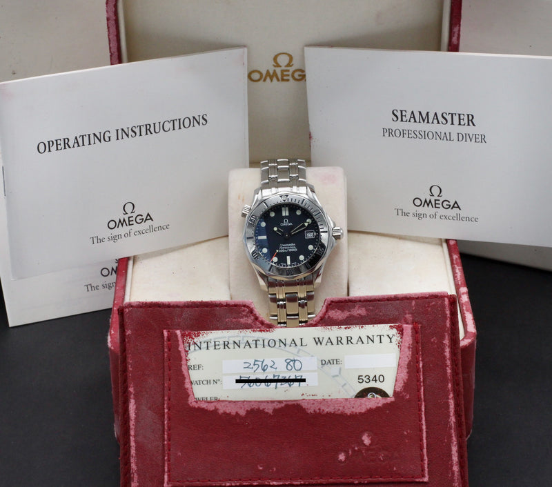 Omega Seamaster Diver 300 M 2562.80.00 - 1999 - Omega horloge - Omega kopen - Omega heren horloge - Trophies Watches