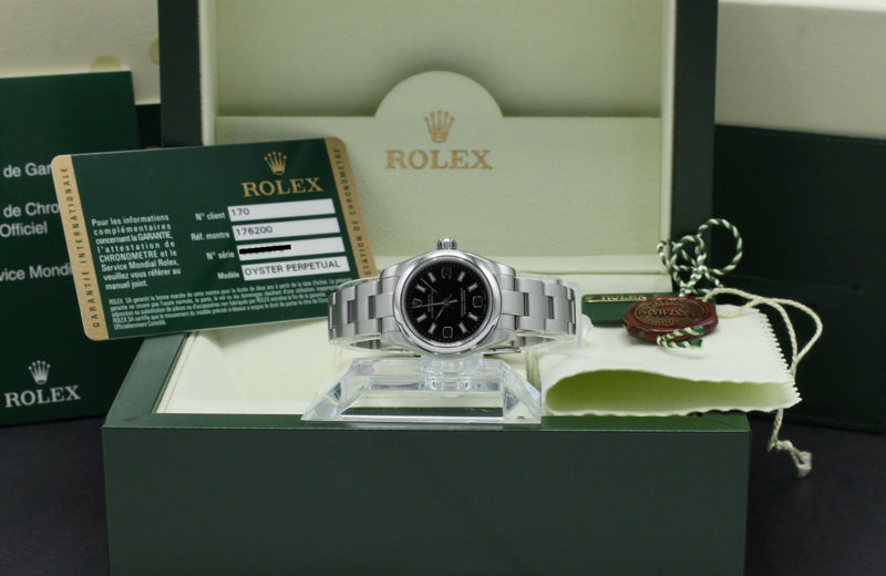 Rolex Oyster Perpetual 176200 - 2010 - Rolex horloge - Rolex kopen - Rolex dames horloge - Trophies Watches