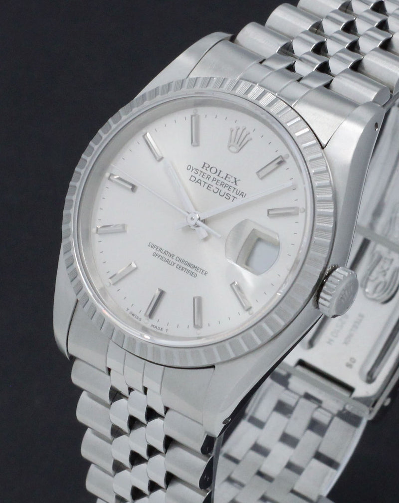 Rolex Datejust 16220 - 1990 - Rolex horloge - Rolex kopen - Rolex heren horloge - Trophies Watches