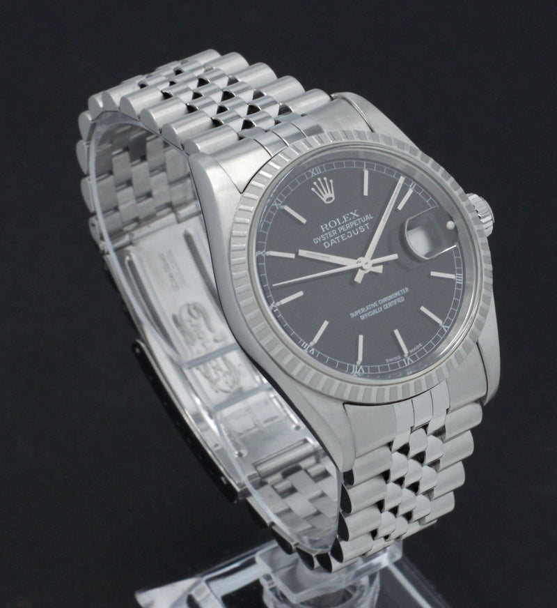 Rolex Datejust 16220 - 2002 - Rolex horloge - Rolex kopen - Rolex heren horloge - Trophies Watches