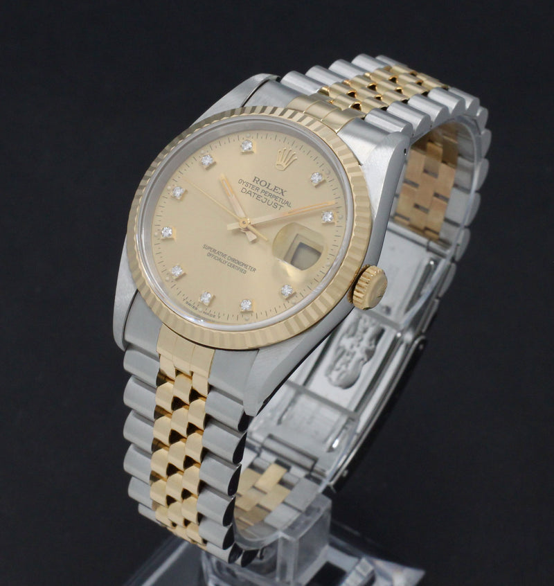 Rolex Datejust 16233G - 1992 - Rolex horloge - Rolex kopen - Rolex heren horloge - Trophies Watches