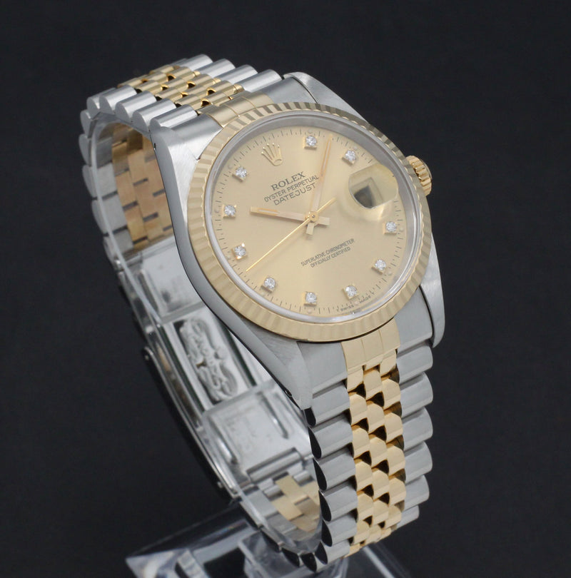 Rolex Datejust 16233G - 1992 - Rolex horloge - Rolex kopen - Rolex heren horloge - Trophies Watches