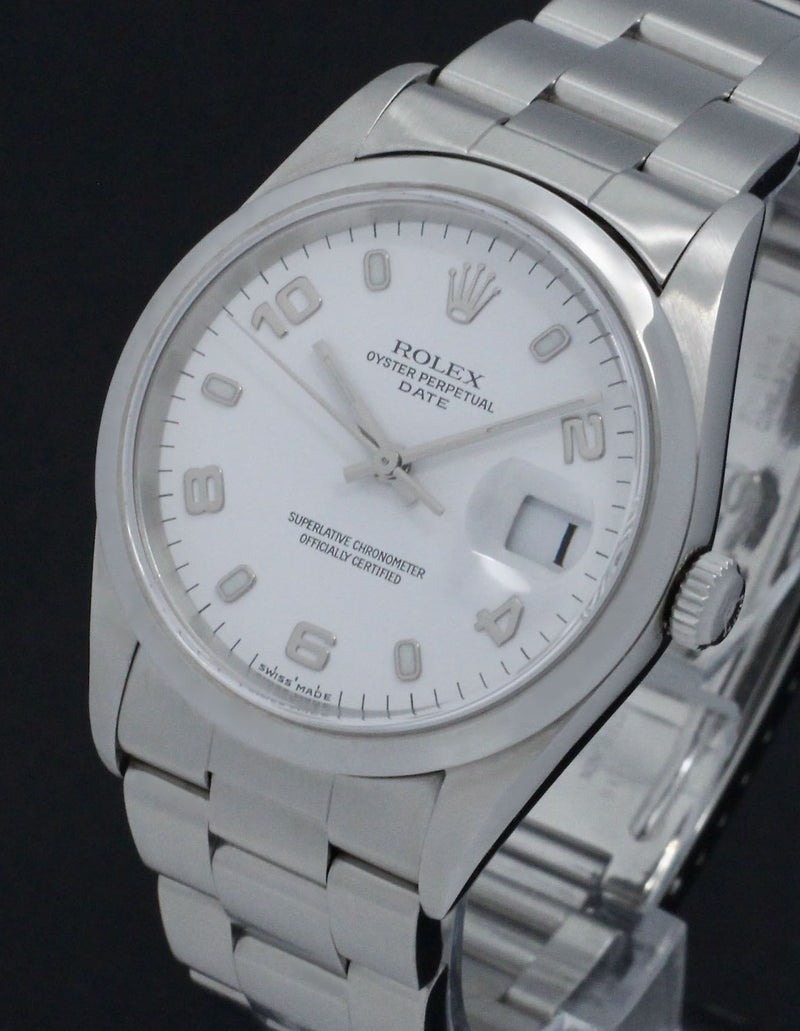 Rolex Oyster Perpetual Date 15200 - 1999 - Rolex horloge - Rolex kopen - Rolex heren horloge - Trophies Watches