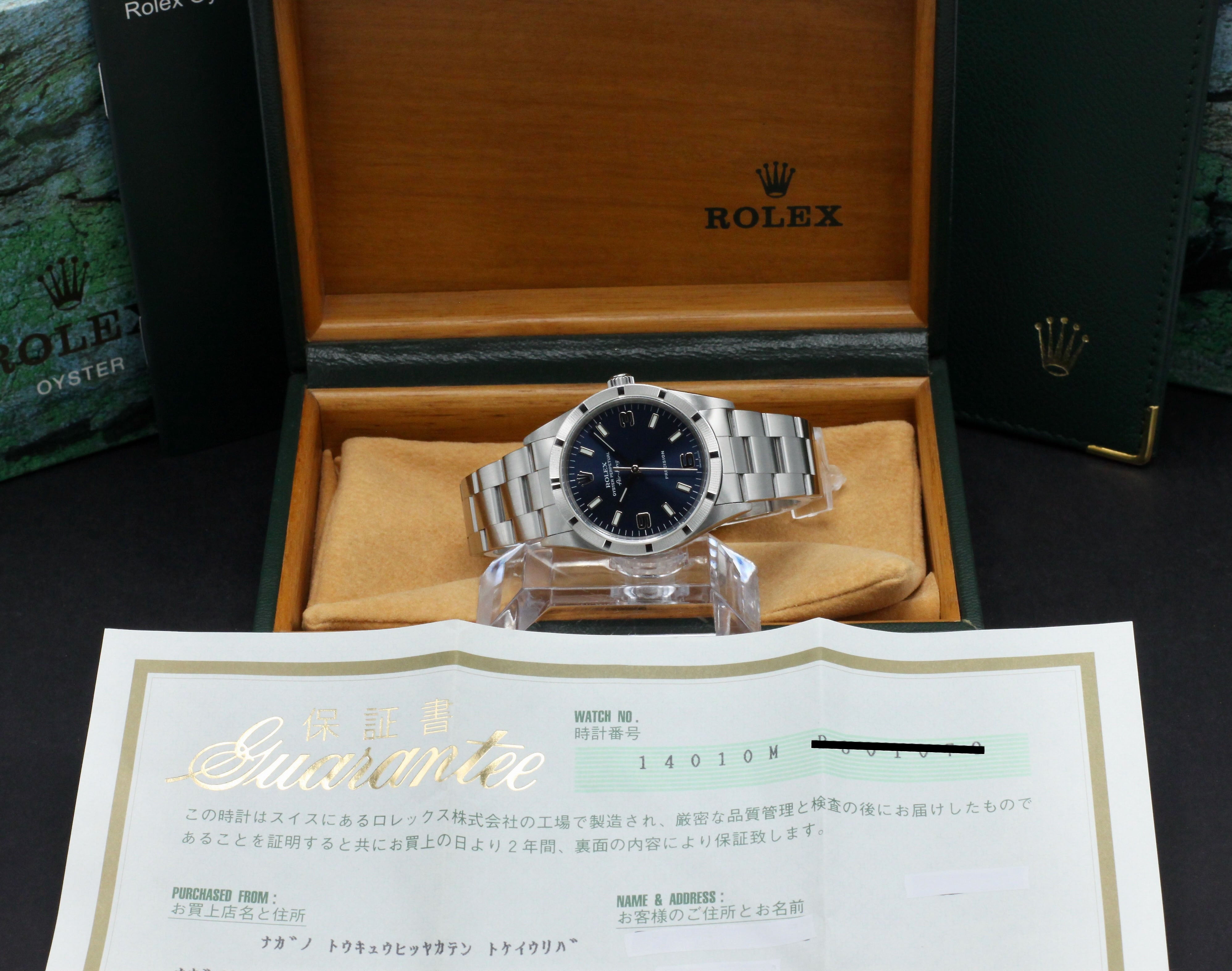 Rolex Air King Precision 14010M - 2002 - Rolex horloge - Rolex kopen - Rolex heren horloge - Trophies Watches