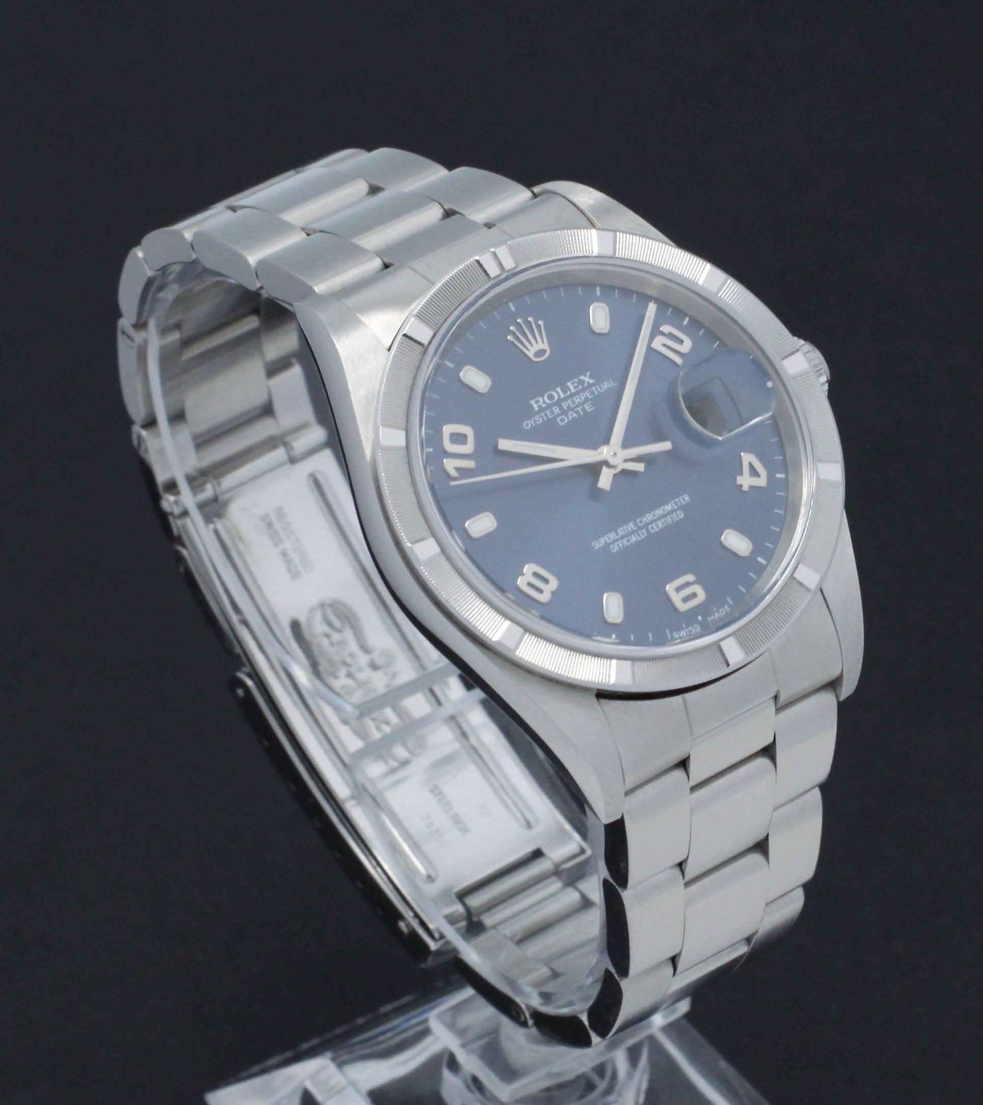 Rolex Oyster Perpetual Date 15210 - 2002 - Rolex horloge - Rolex kopen - Rolex heren horloge - Trophies Watches