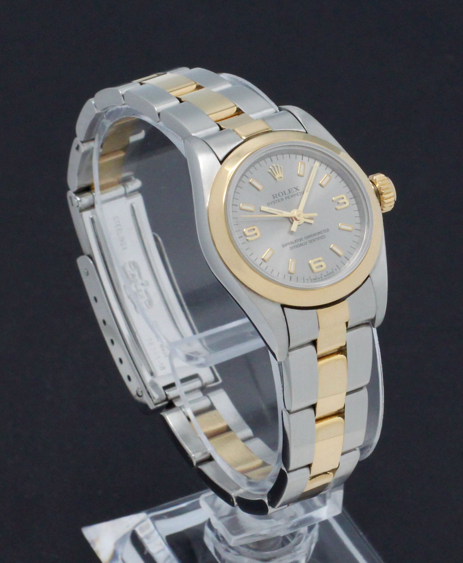 Rolex Oyster Perpetual 67183 - 1998 - Rolex horloge - Rolex kopen - Rolex dames horloge - Trophies Watches