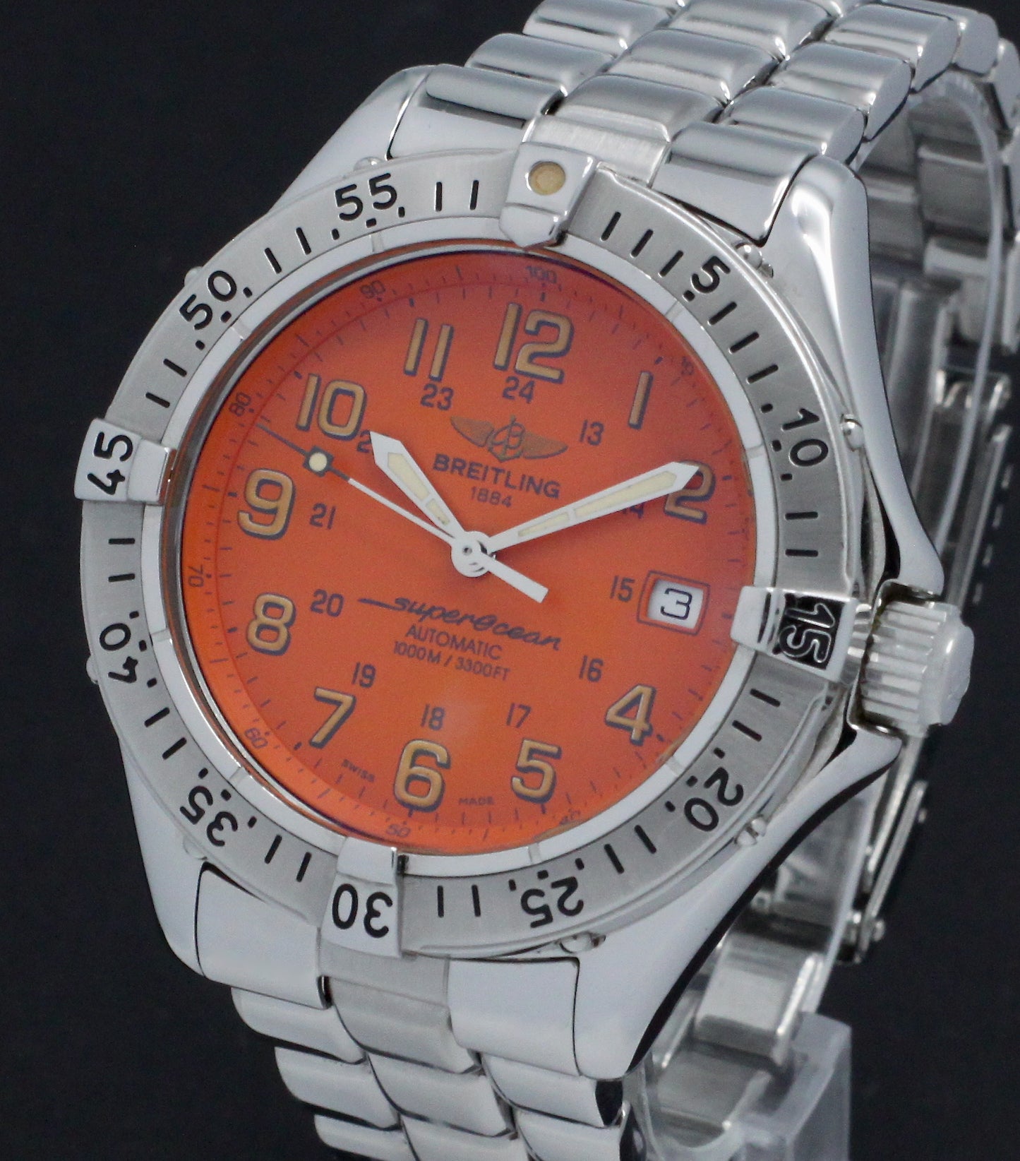 Breitling Superocean A17040 - 1998 - Breitling horloge - Breitling kopen - Breitling heren horloge - Trophies Watches