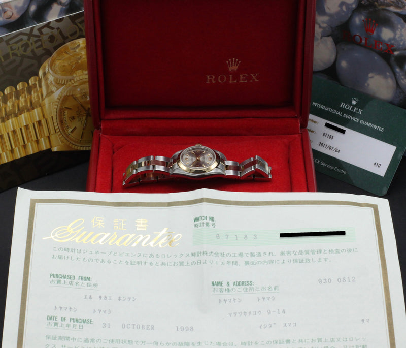 Rolex Oyster Perpetual 67183 - 1998 - Rolex horloge - Rolex kopen - Rolex dames horloge - Trophies Watches