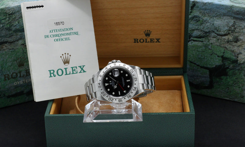 Rolex Explorer 16570 - 2002 - Rolex horloge - Rolex kopen - Rolex heren horloge - Trophies Watches