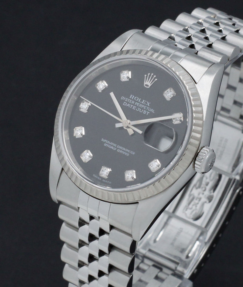 Rolex Datejust 16234G - 2005 - Rolex horloge - Rolex kopen - Rolex heren horloge - Trophies Watches