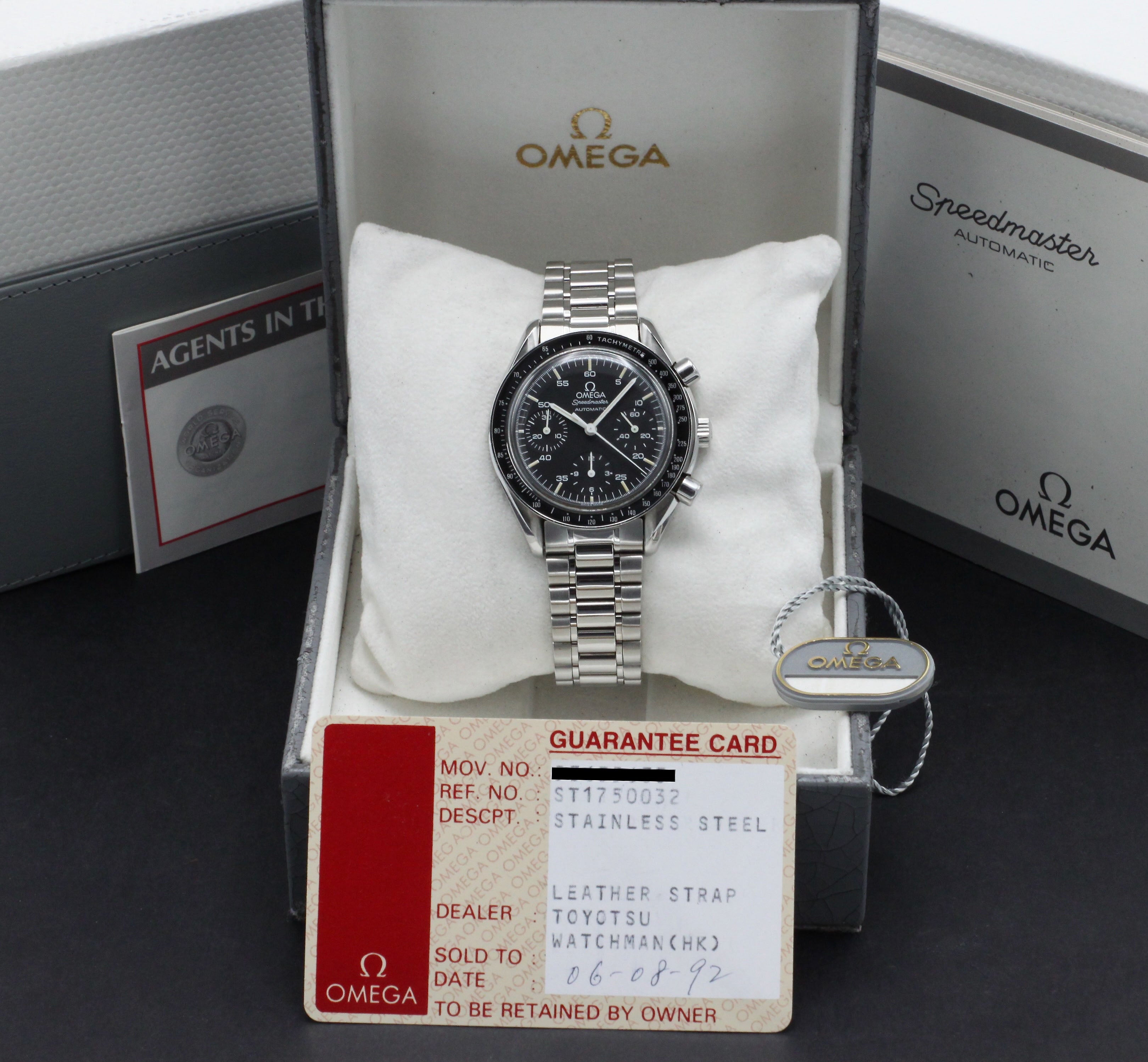 Omega Speedmaster Reduced 3510.50.00 - 1992 - Omega horloge - Omega kopen - Omega heren horloge - Trophies Watches