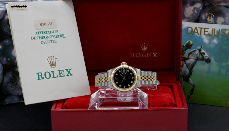 Rolex Lady-Datejust 69173G - 1996 - Rolex horloge - Rolex kopen - Rolex dames horloge - Trophies Watches