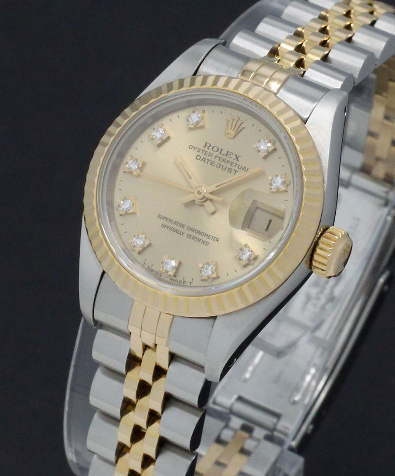 Rolex Lady-Datejust 69173G - 1993 - Rolex horloge - Rolex kopen - Rolex dames horloge - Trophies Watches