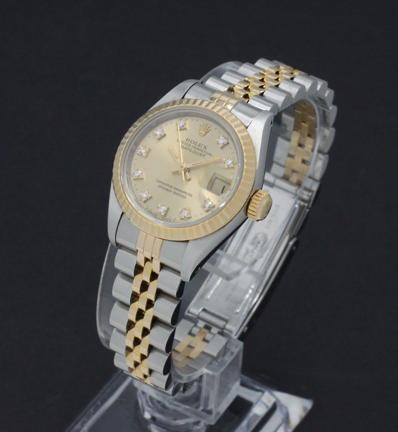 Rolex Lady-Datejust 69173G - 1993 - Rolex horloge - Rolex kopen - Rolex dames horloge - Trophies Watches