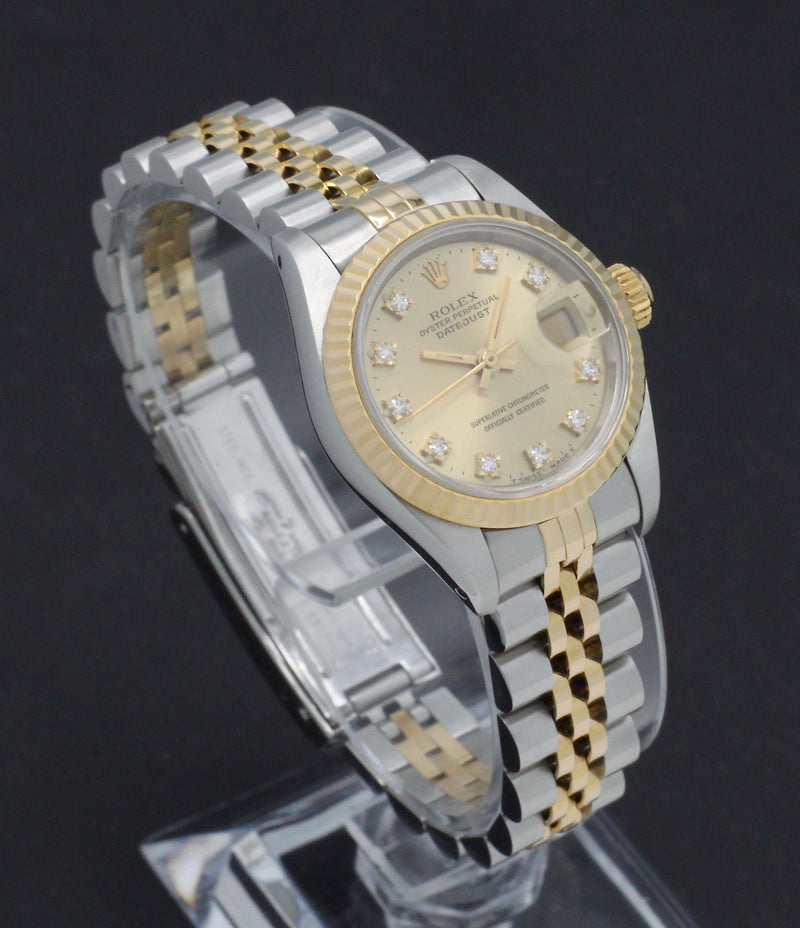 Rolex Lady-Datejust 69173G - 1993 - Rolex horloge - Rolex kopen - Rolex dames horloge - Trophies Watches