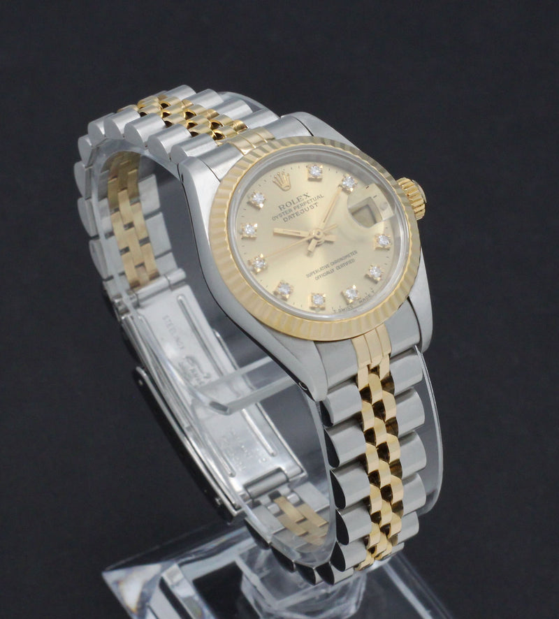 Rolex Lady-Datejust 69173G - 1993 - Rolex horloge - Rolex kopen - Rolex dames horloge - Trophies Watches