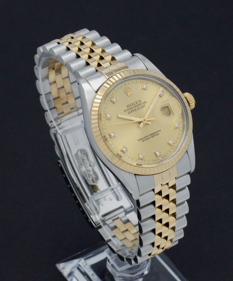 Rolex Datejust 16013G - 1988 - Rolex horloge - Rolex kopen - Rolex heren horloge - Trophies Watches