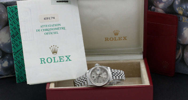 Rolex Oyster Perpetual Lady Datejust 69174 - 1988 - Rolex horloge - Rolex kopen - Rolex dames horloge - Trophies Watches