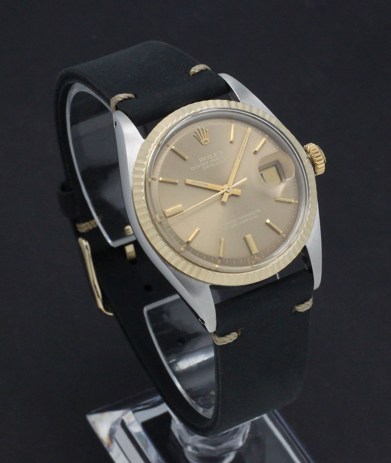 Rolex Datejust 1601 - 1968 - goud/staal - two/tone - Rolex horloge - Rolex kopen - Rolex heren horloge - Trophies Watches