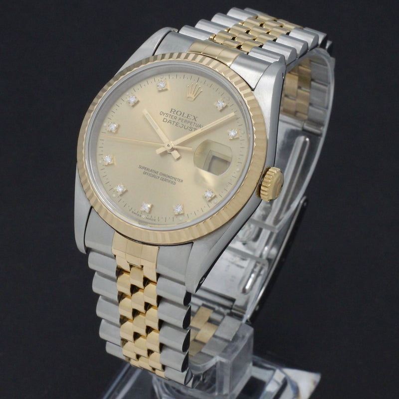 Rolex Datejust 16233G - 1994 - Rolex horloge - Rolex kopen - Rolex heren horloge - Trophies Watches