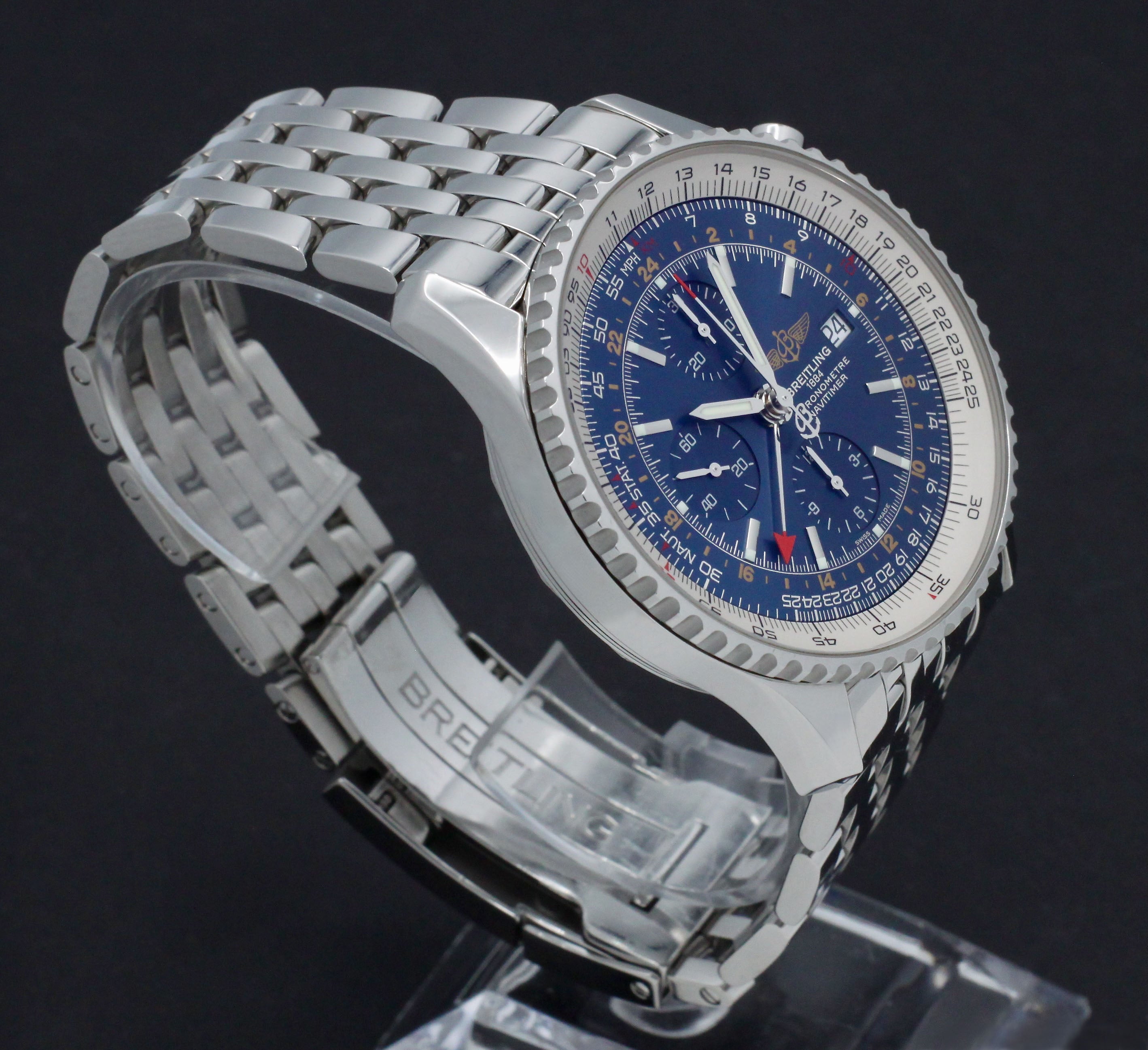 Breitling Navitimer World A24322/C651 - 2018 - Breitling horloge - Breitling kopen - Breitling heren horloge - Trophies Watches