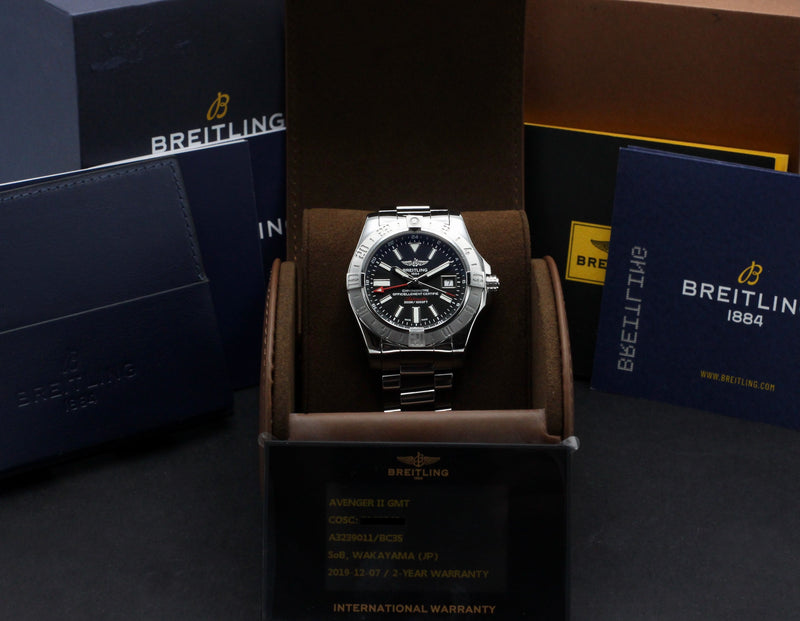 Breitling Avenger II GMT A3239011 - 2019 - Breitling horloge - Breitling kopen - Breitling heren horloge - Trophies Watches