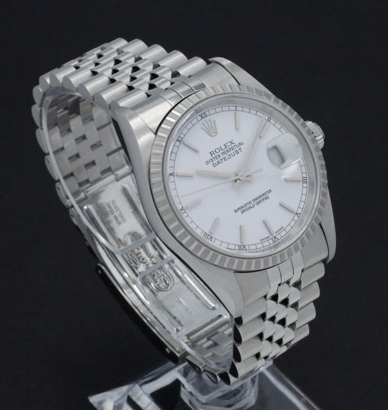 Rolex Datejust 16220 - 2005 - Rolex horloge - Rolex kopen - Rolex heren horloge - Trophies Watches