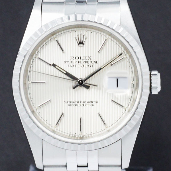 Rolex Datejust 16220 - 1998 - Rolex horloge - Rolex kopen - Rolex heren horloge - Trophies Watches