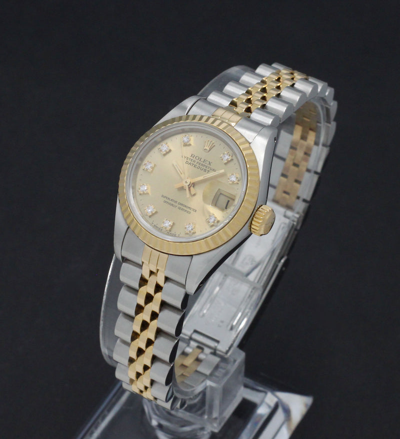 Rolex Lady-Datejust 69173G - 1989 - Rolex horloge - Rolex kopen - Rolex dames horloge - Trophies Watches