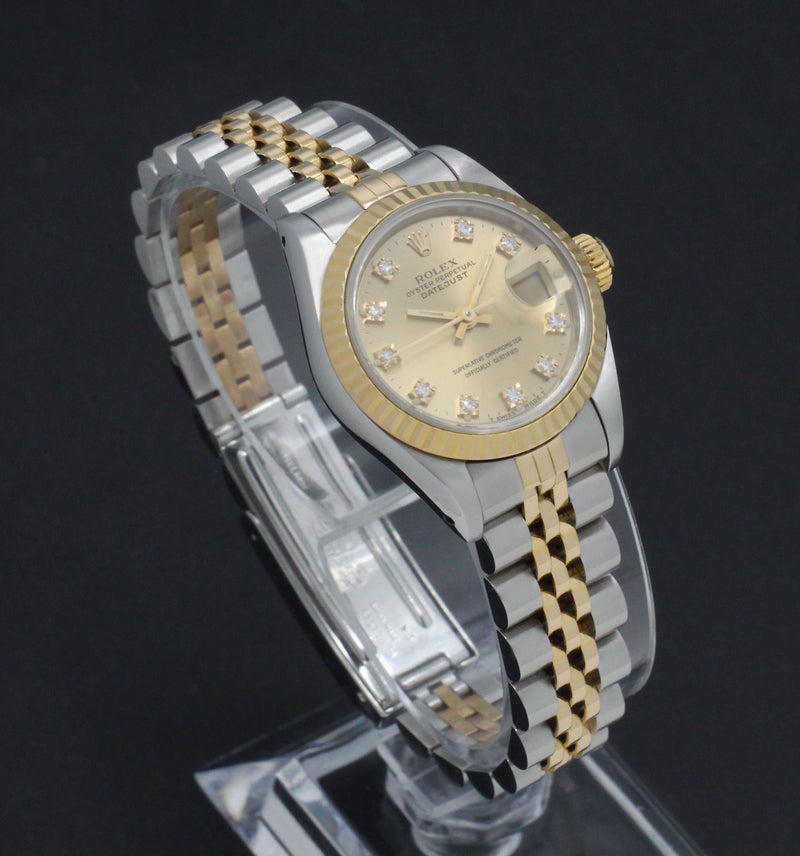 Rolex Lady-Datejust 69173G - 1989 - Rolex horloge - Rolex kopen - Rolex dames horloge - Trophies Watches