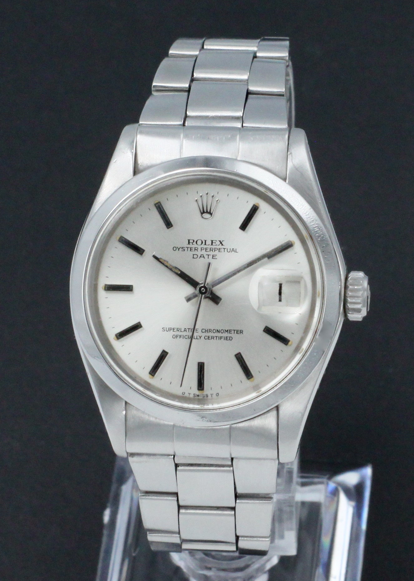 Rolex Oyster Perpetual Date 1500 - 1972 - Sigma Dial - Rolex horloge - Rolex kopen - Rolex heren horloge - Trophies Watches