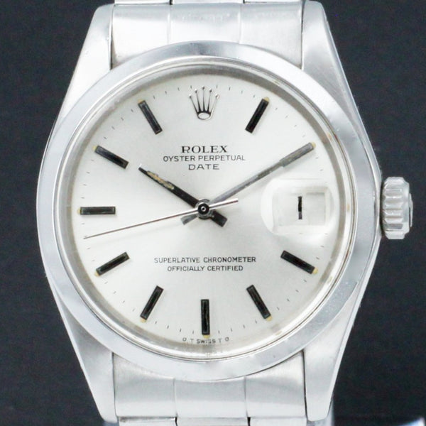 Rolex Oyster Perpetual Date 1500 - 1972 - Sigma Dial - Rolex horloge - Rolex kopen - Rolex heren horloge - Trophies Watches