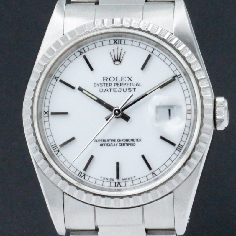 Rolex Datejust 16220 - 1989 - Rolex horloge - Rolex kopen - Rolex heren horloge - Trophies Watches
