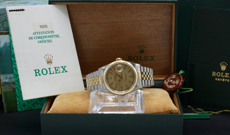 Rolex Datejust 16233 - 1996 - Rolex horloge - Rolex kopen - Rolex heren horloge - Trophies Watches