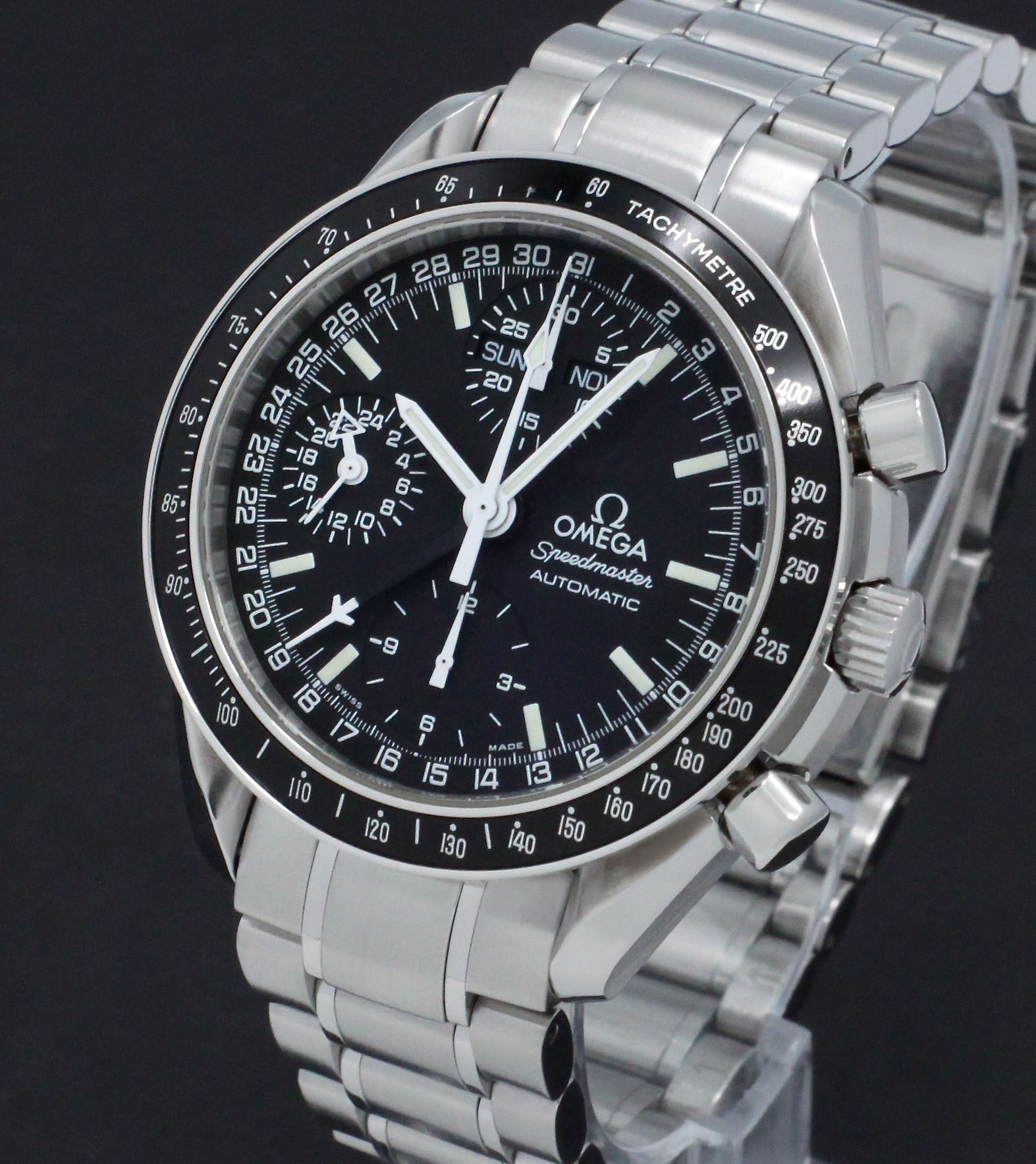 Omega Speedmaster Day Date 3520.50.00 - 1998 - Omega horloge - Omega kopen - Omega heren horloge - Trophies Watches