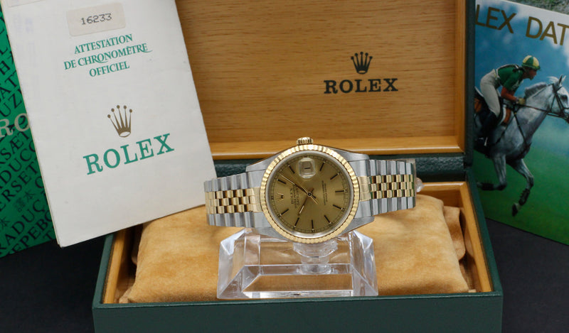 Rolex Datejust 16233 - 1992 - Rolex horloge - Rolex kopen - Rolex heren horloge - Trophies Watches