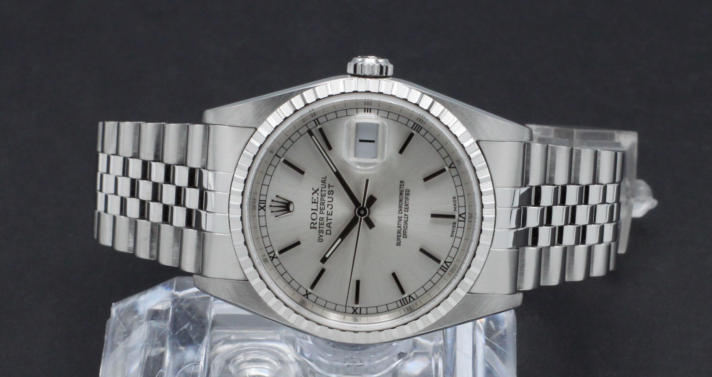 Rolex Datejust 16220 - 2006 - Rolex horloge - Rolex kopen - Rolex heren horloge - Trophies Watches