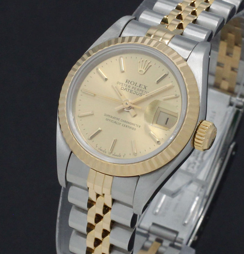 Rolex Lady-Datejust 69173 - 1993 - Rolex horloge - Rolex kopen - Rolex dames horloge - Trophies Watches