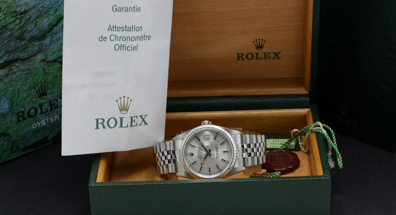 Rolex Datejust 16220 - 2006 - Rolex horloge - Rolex kopen - Rolex heren horloge - Trophies Watches