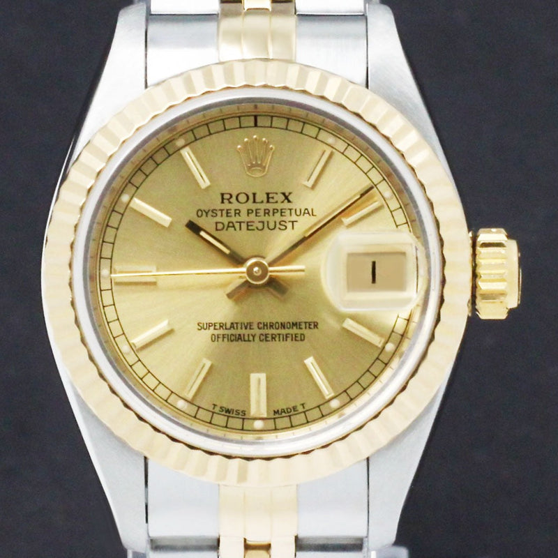 Rolex Lady-Datejust 69173, Box & Papers, 1994