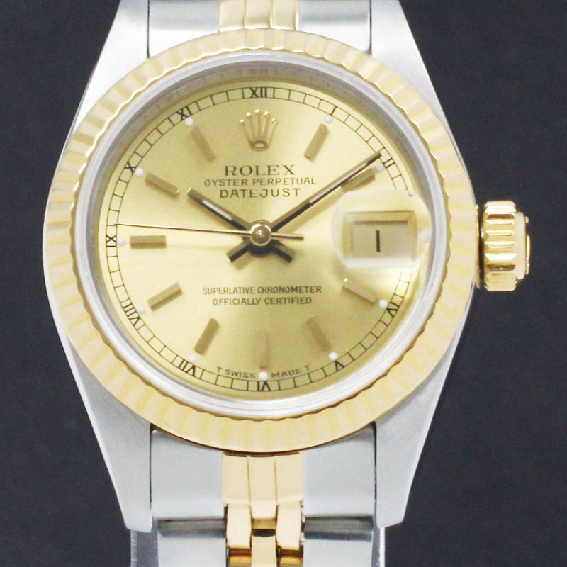 Rolex Lady-Datejust 69173 - 1989 - Rolex horloge - Rolex kopen - Rolex dames horloge - Trophies Watches