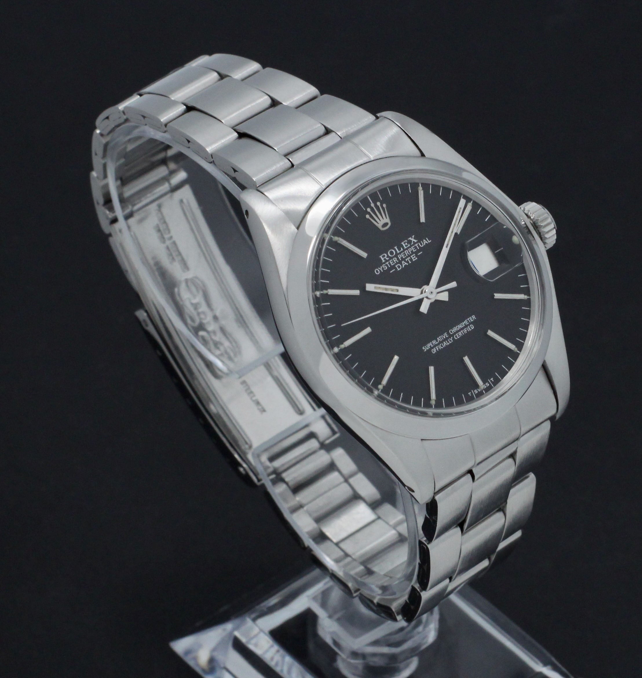 Rolex Oyster Perpetual Date 1500 - 1974 - Rolex horloge - Rolex kopen - Rolex heren horloge - Trophies Watches