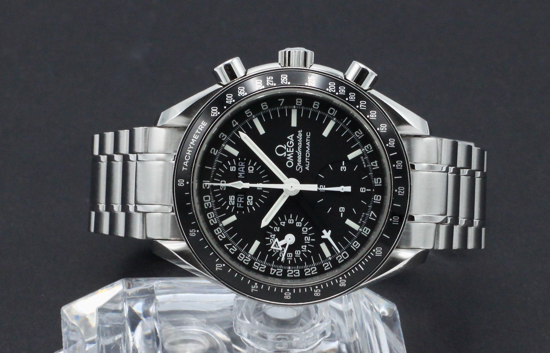 Omega Speedmaster Day Date 3520.50.00 - 1998 - Omega horloge - Omega kopen - Omega heren horloge - Trophies Watches