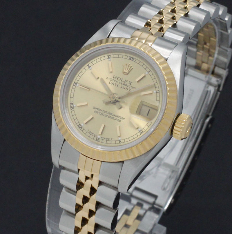 Rolex Lady-Datejust 69173 - 1989 - Rolex horloge - Rolex kopen - Rolex dames horloge - Trophies Watches