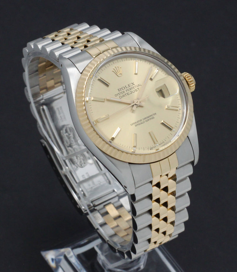 Rolex Datejust 16013 - 1987 - Rolex horloge - Rolex kopen - Rolex heren horloge - Trophies Watches