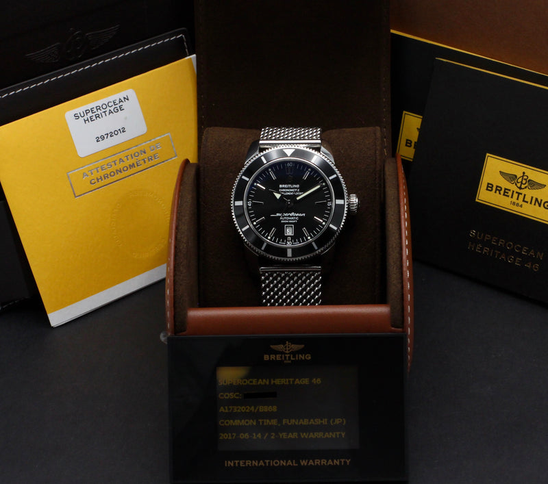 Breitling Superocean Héritage Ii 46 A17320 - 2017 - Breitling horloge - Breitling kopen - Breitling heren horloge - Trophies Watches