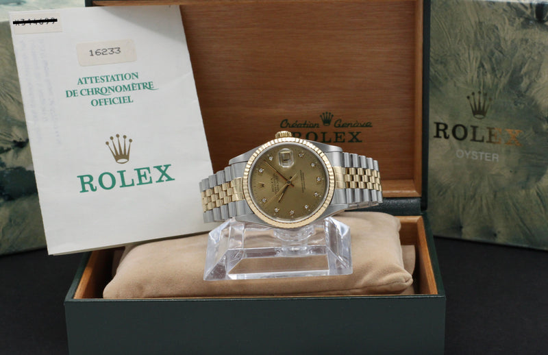 Rolex Datejust 16233G - 1993 - Rolex horloge - Rolex kopen - Rolex heren horloge - Trophies Watches